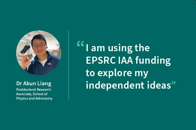 Image shows a photo of Dr Akun Liang